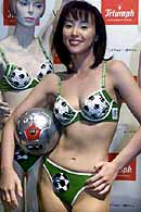 World Cup: Model & The Hattrick Bra